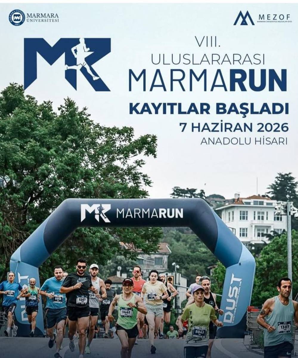 Marmara Üniversitesi Rektörlüğünün "Uluslararası 8. MarmaRUN Koşu Organizasyonu"